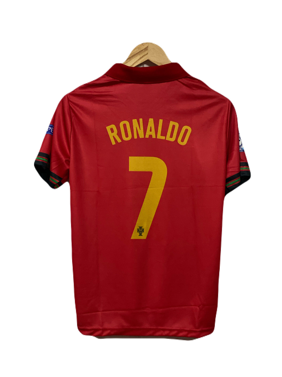 Portugal 2020 Home kit Ronaldo Half sleeve P515 - Ms Retro Store