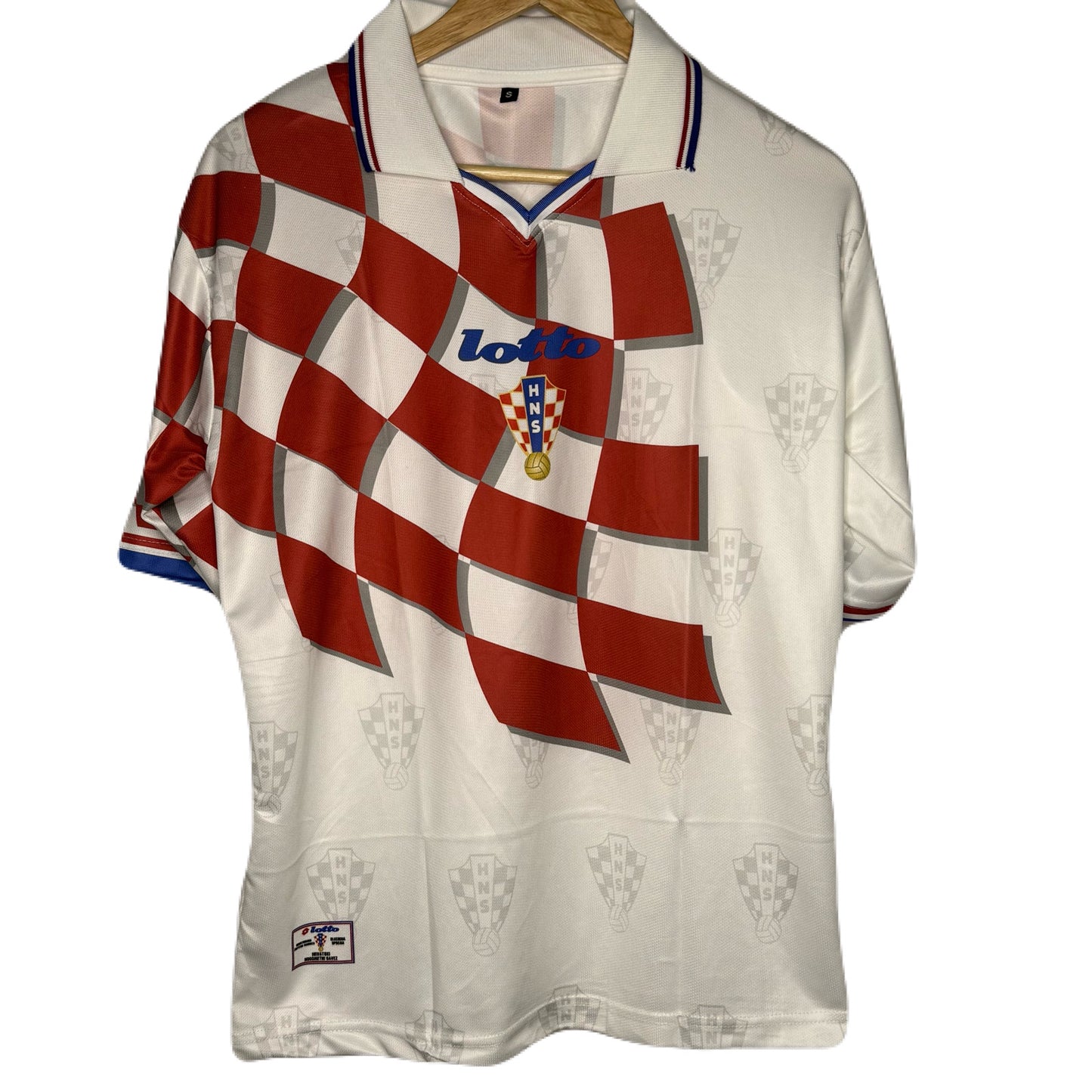Croatia 1998-99 Home Kit Back Plain Five Sleeve - Ms Retro Store