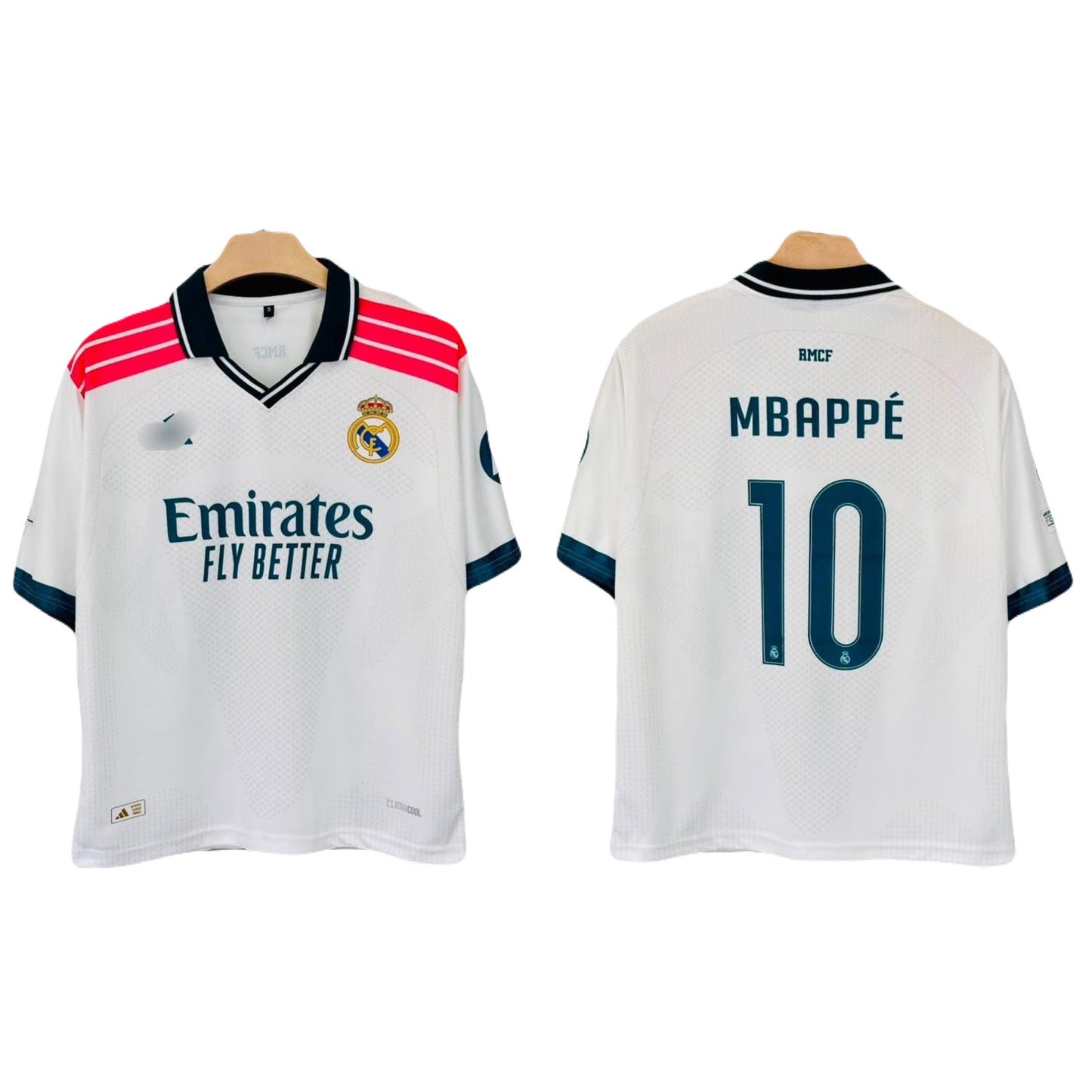 Mbappe Real Madrid 2026-27 Home  Five sleeve Collar Sublimation jersey - P2455
