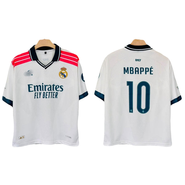 Mbappe Real Madrid 2026-27 Home  Five sleeve Collar Sublimation jersey - P2455