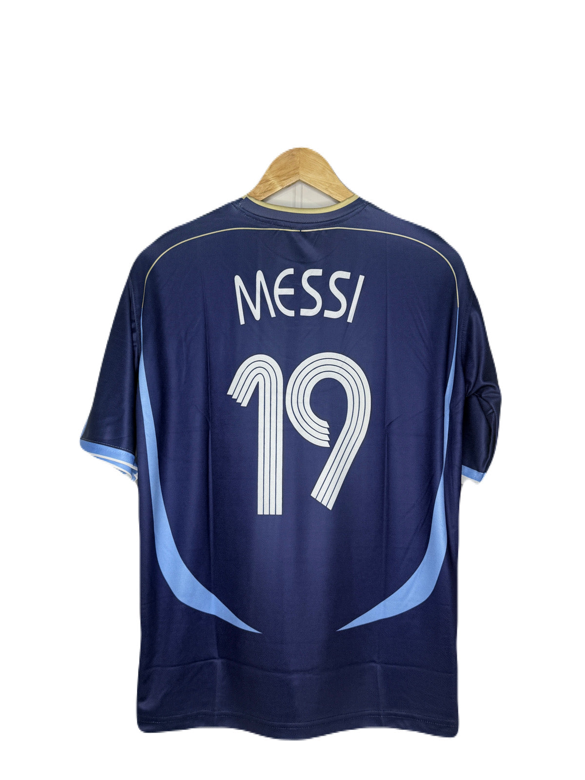 Argentina 2006 Away Kit Messi Five Sleeve - Ms Retro Store – MS