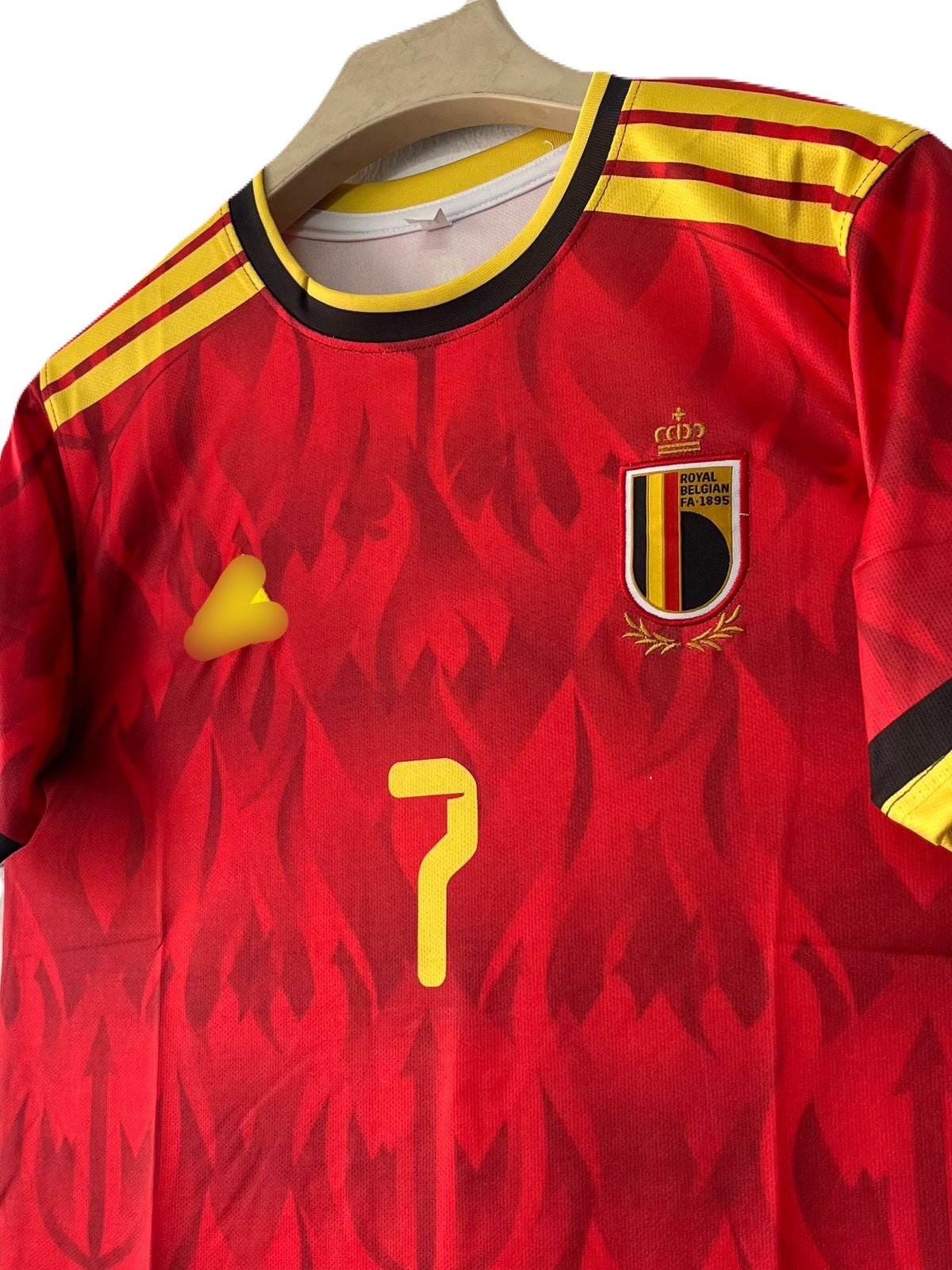 De bruyne belgium 2026 World Cup home Half Sleeve Jersey - P1845