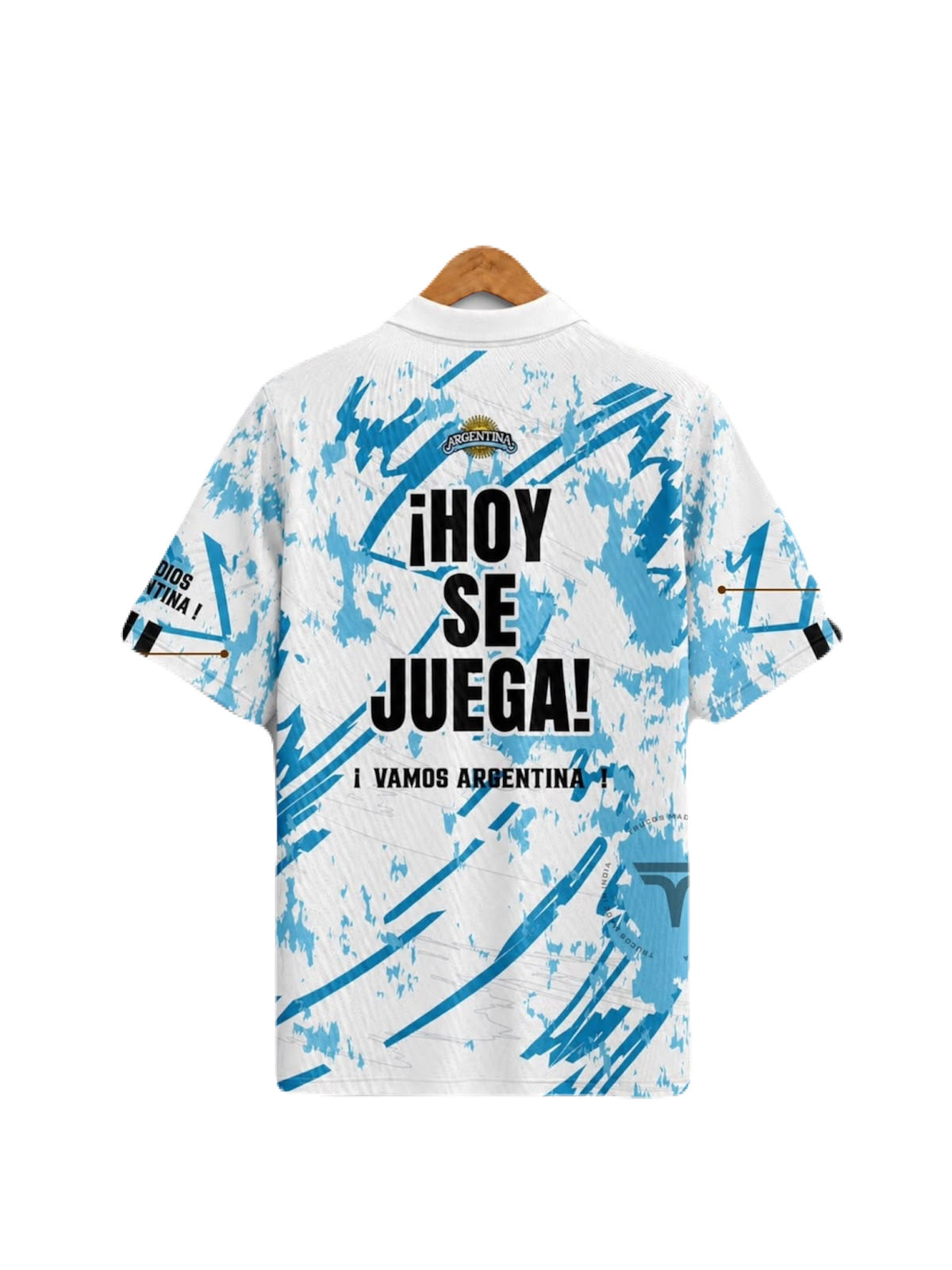 Argentina  special Five sleeve Collar Sublimation jersey- P2166
