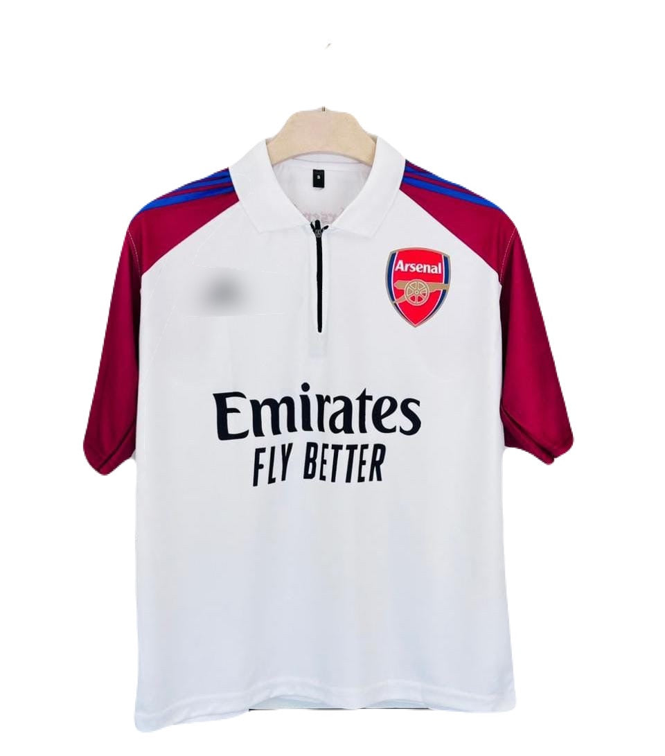Arsenal Home Kit Plain Five Sleeve - Ms Retro Store