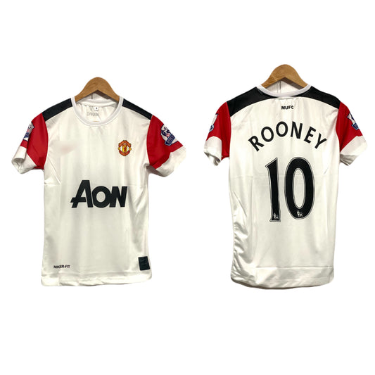 Manchester united 2010/11 Away jersey Rooney Half sleeve  - Ms retro store