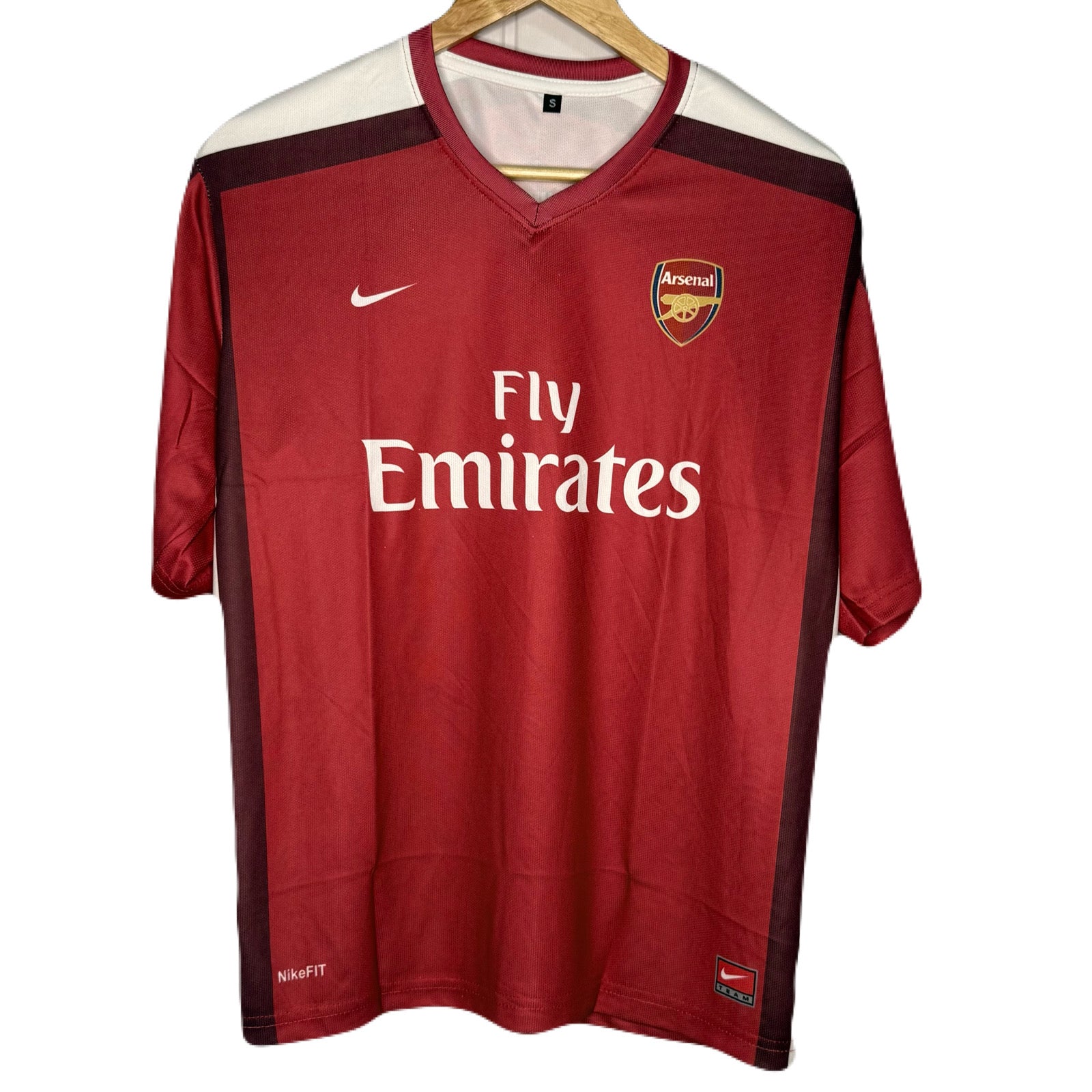 Arsenal Fc 2008-09 Home kit Fabregas Five Sleeve - P880 Ms Retro