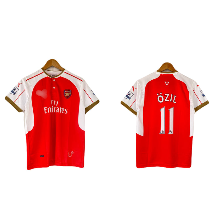 Ozil Arsenal 2015/16 home kit Embroidery chinese collar - P2798
