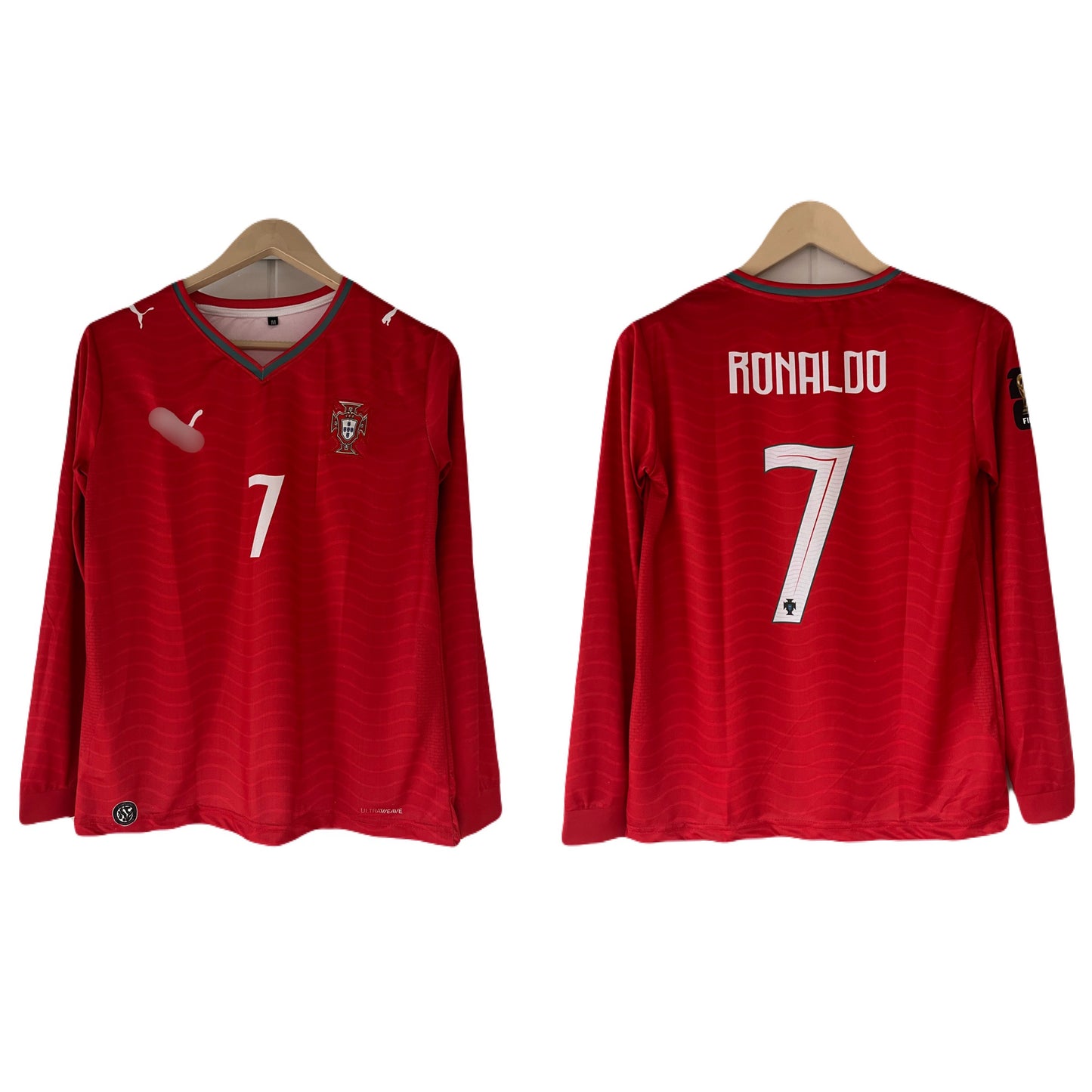 Portugal 2026 worldcup home jersey full sleeve ronaldo Embroidery - P2062