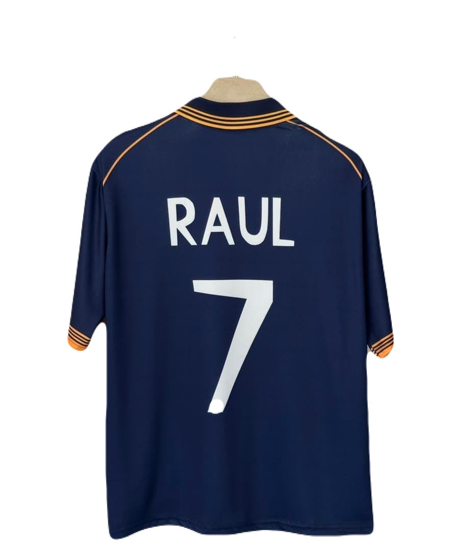 Real Madrid 1998-99 Third kit Raul Five sleeve - P680 Ms Retro