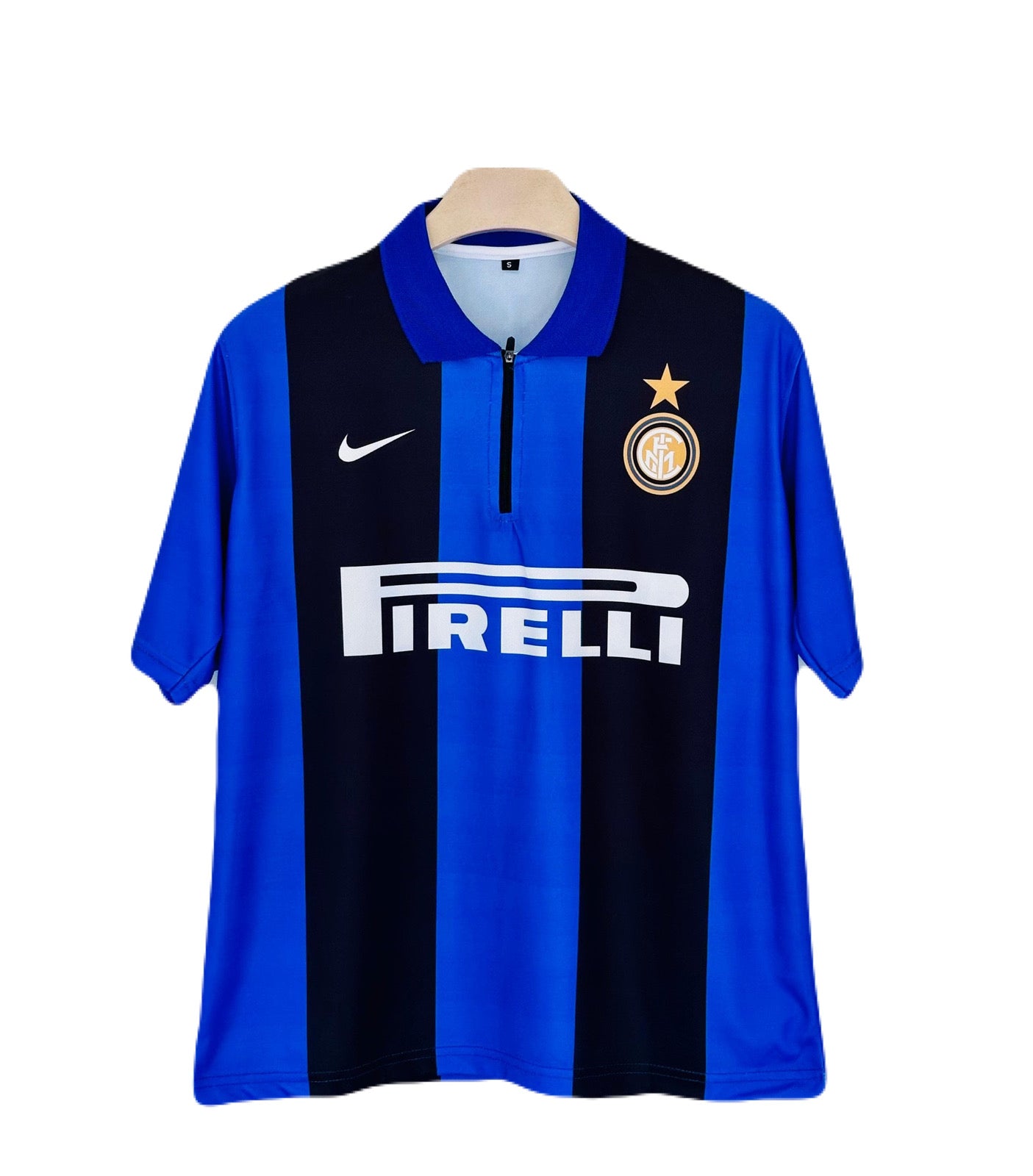 Inter Milan Home Kit Plain Five Sleeve - Ms Retro Store