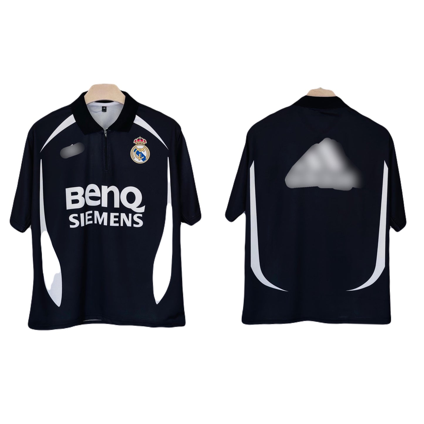 Real Madrid 2006-2007 special edition Five Sleeve Zip Collar - Ms Retro Store