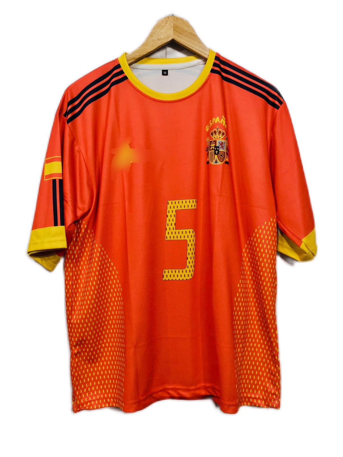 Spain 2002 Home kit Five sleeve - P95 - Ms Retro Store