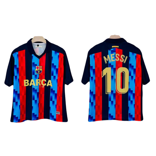 Fc Barcelona Messi special edition Five Sleeve - Ms Retro Store