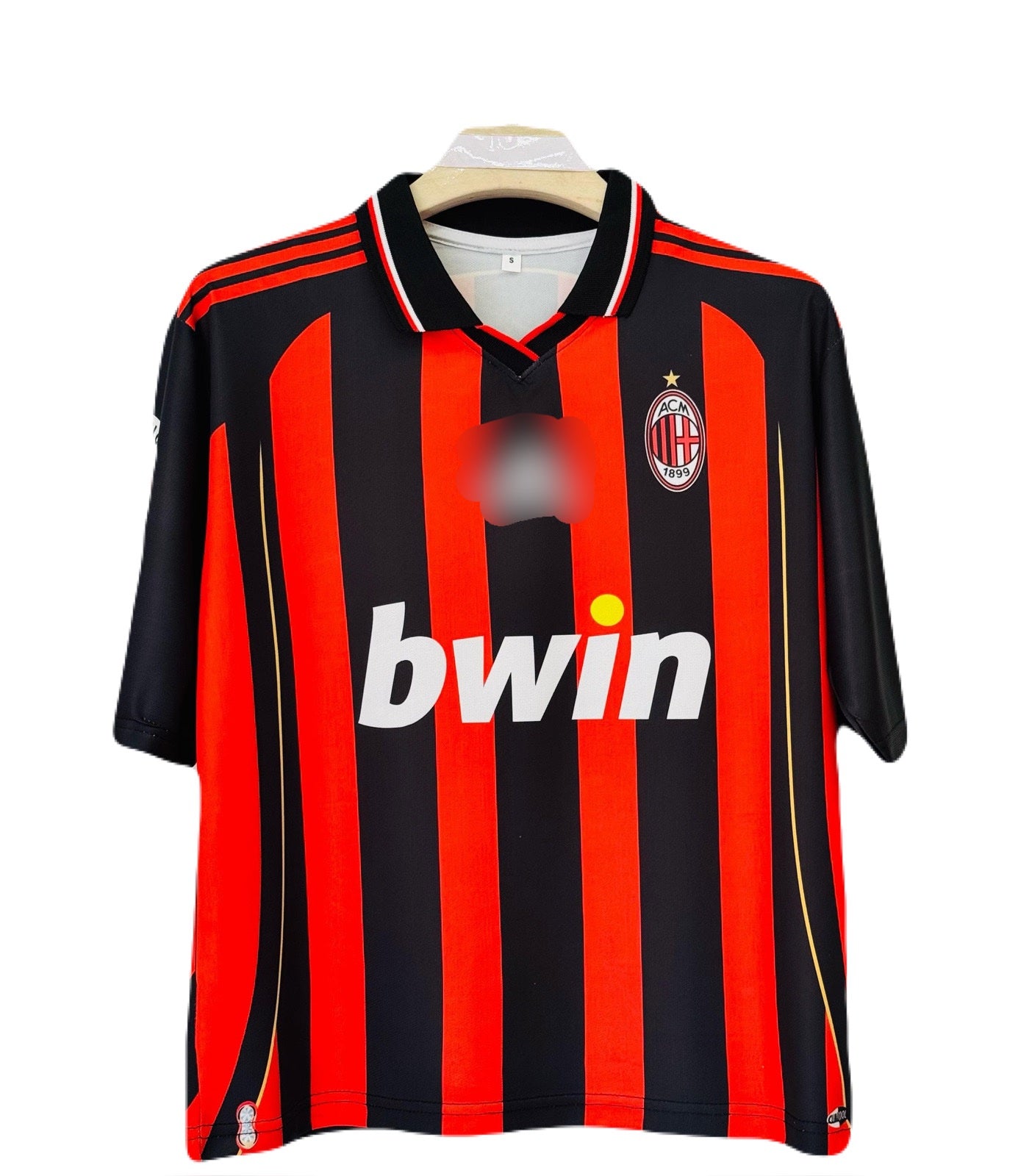 Ac milan 2006/07 home jersey maldini Collar - P737 ms retro store