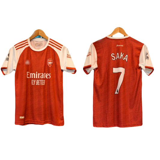Arsenal 2025/26 home jersey Saka  - Ms retro store