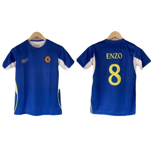 Enzo Fernandez Chelsea new season home kit Half sleeve embroidery jersey - P2149