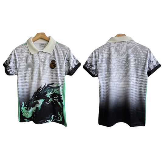 Real madrid dragon special edition black and green - ms retro store