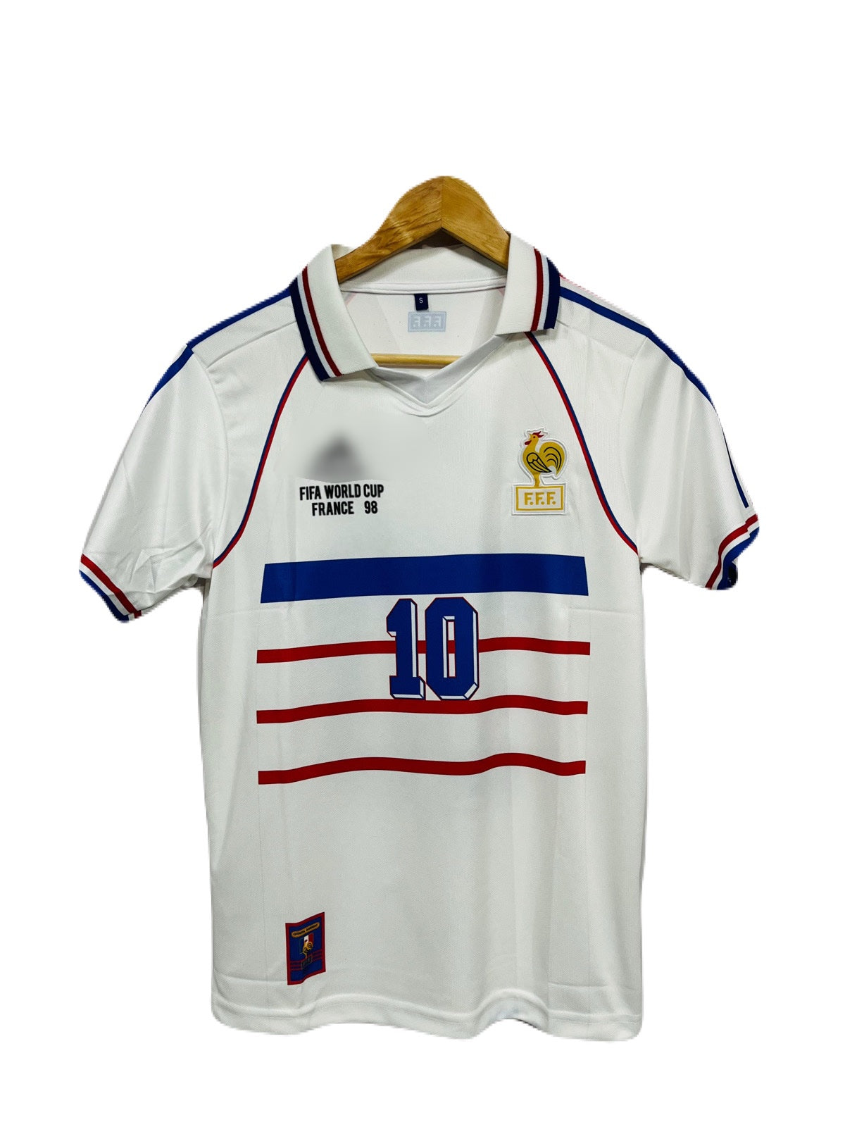 France 1998 World Cup jersey Zidane Half sleeve - Ms Retro Store