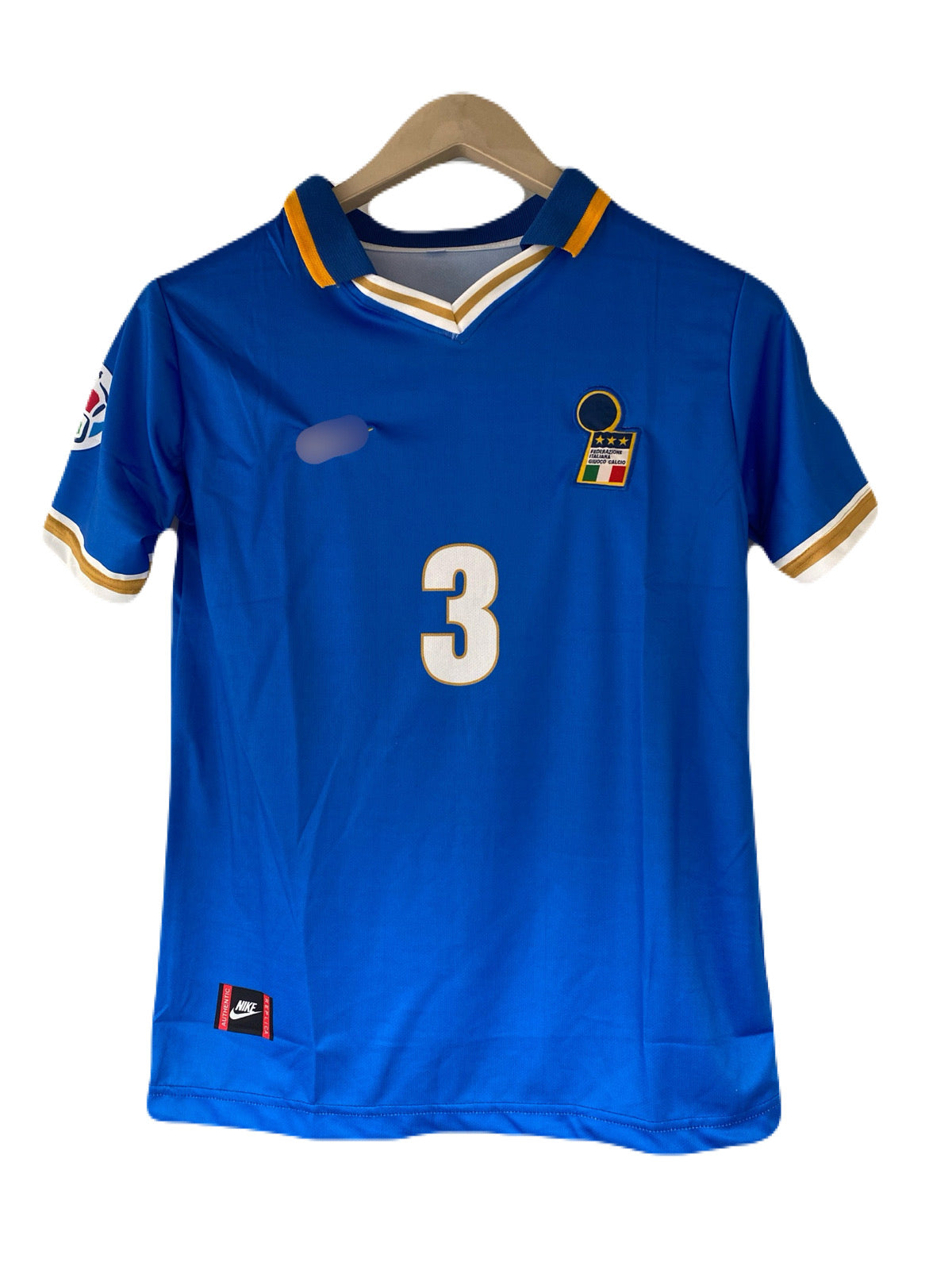 Maldini Italy home Half sleeve Collar Embroidery Jersey - P2074