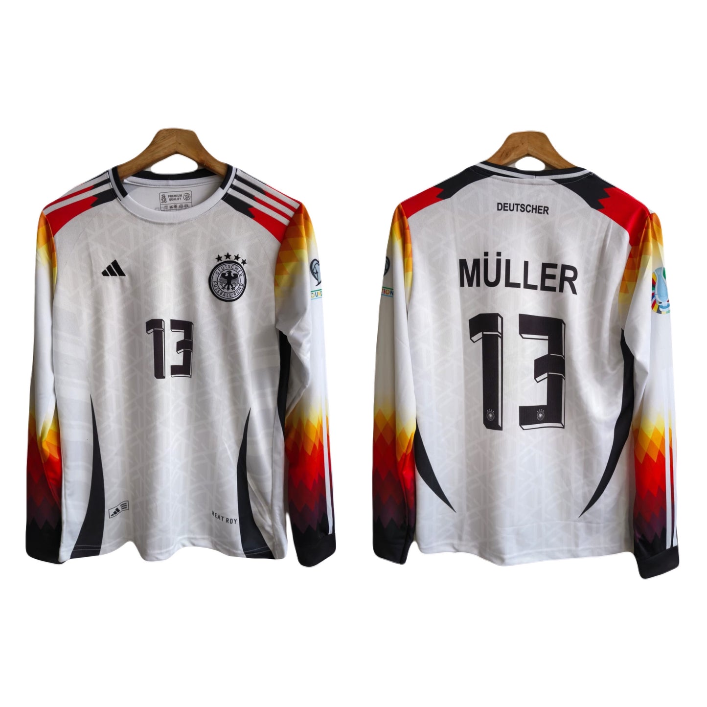 Germany 2024 full sleeve muller embroidery #p322 - ms retro store