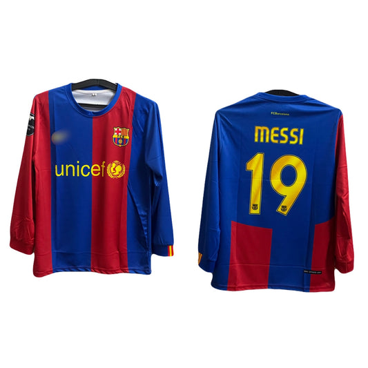 Barcelona 2006 full sleeve messi P173 - ms retro store
