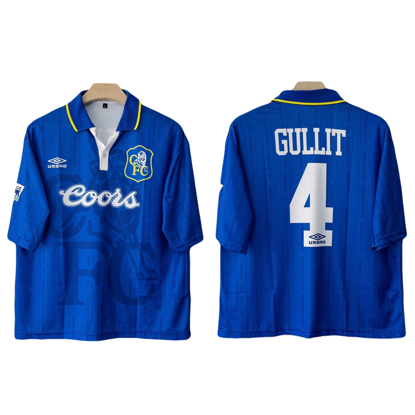 Chelsea 1998-99 Home kit Gullit Five sleeve - Ms Retro Store