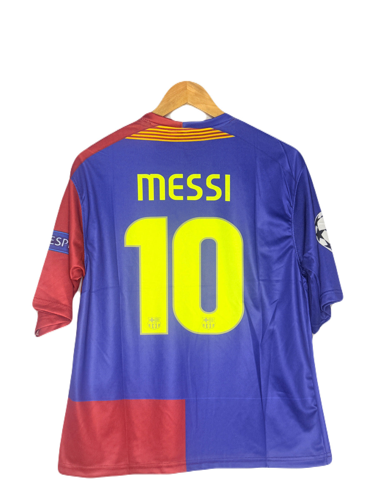 FC Barcelona Messi 2009 FINALシャツ M Messi 10 FC Barcelona 2009 Final Roma Champions League Football