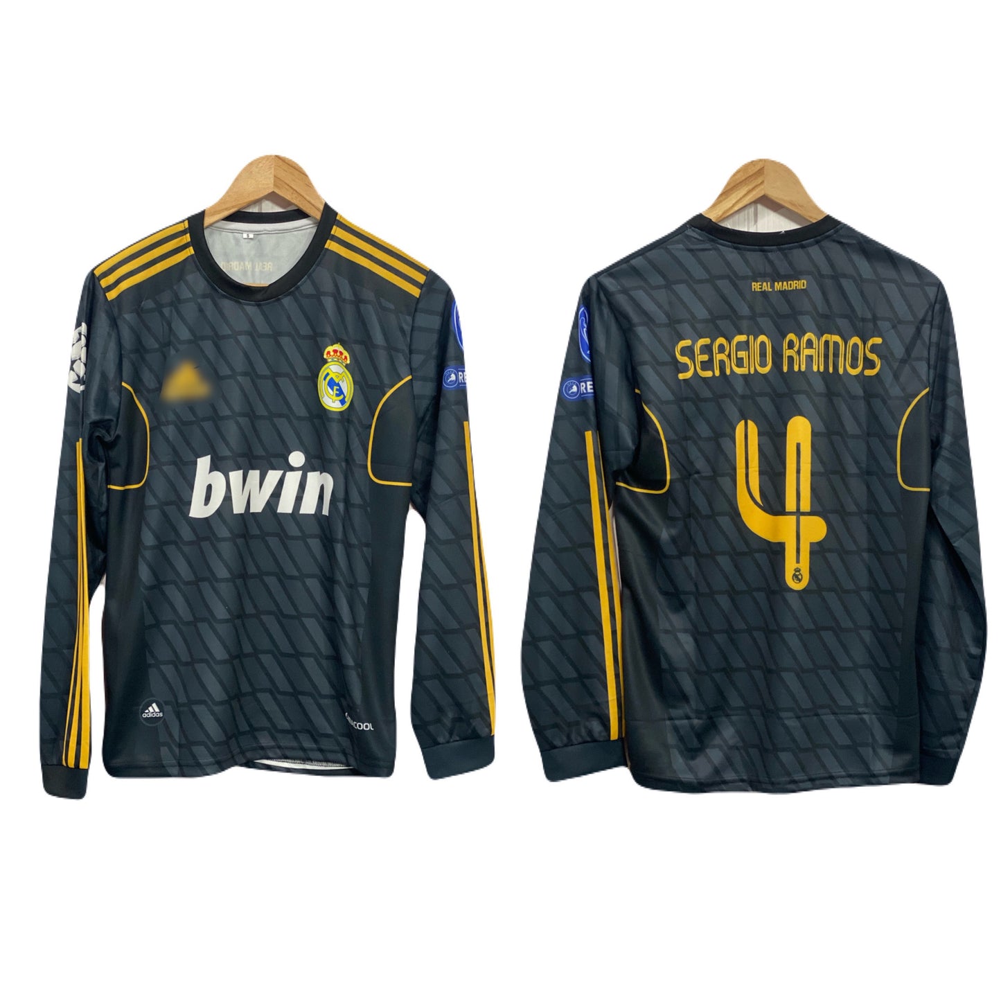 Real Madrid 2011-12 Away kit S.Ramos Full sleeve - Ms Retro Store