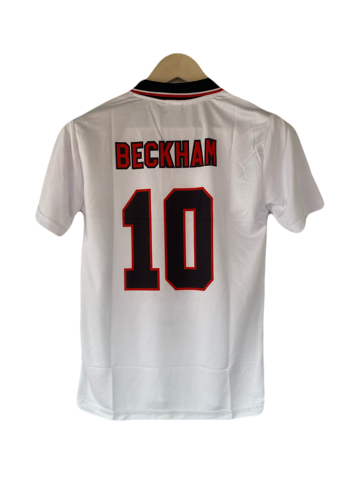 Beckham Manchester united half sleeve collar sublimation jersey - P2160