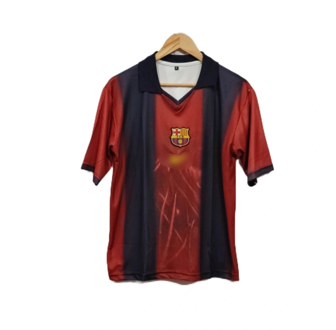 Fc Barcelona Travis cott Embroidery Fivesleeve - P901 -ms retro store
