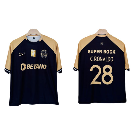 Sporting x Ronaldo Edition  Five sleeve Roundneck Sublimation - Ms Retro Store