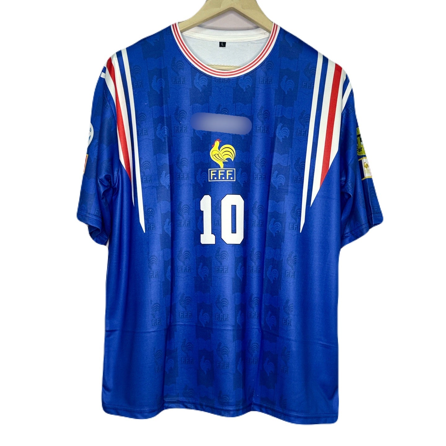 france 1996 five sleeve jersey zidane - P755 ms retro store