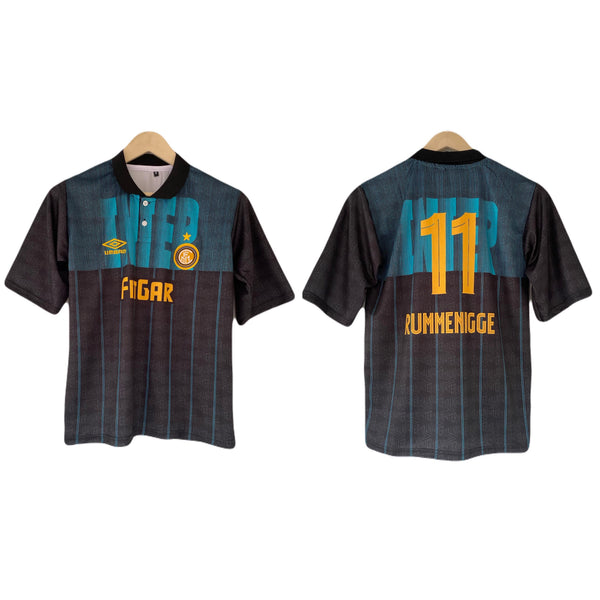 Rummenigge Inter milan Five sleeve collar embroidery -
