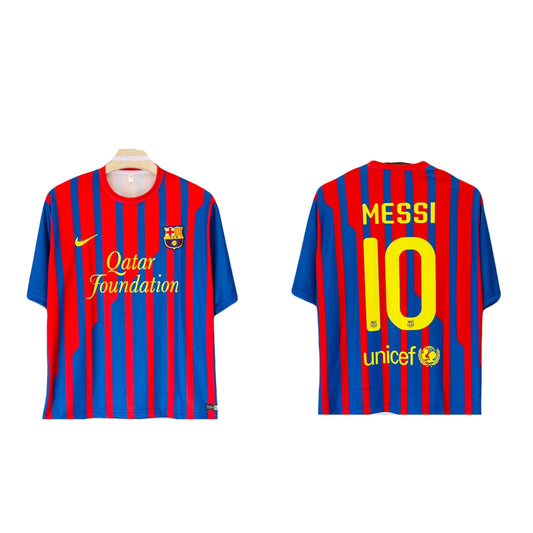 Barcelona 2011/12 HOME JERSEY FIVE SLEEVE LEO MESSI - ms retro store