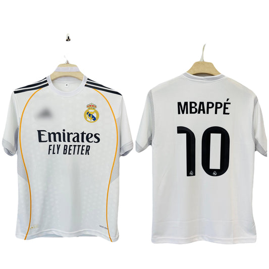 Real Madrid 2025/26 home jersey mbappe -  ms retro store