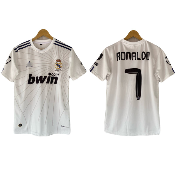 Real Madrid 2011-12 Home Kit Ronaldo Half Sleeve - P2273