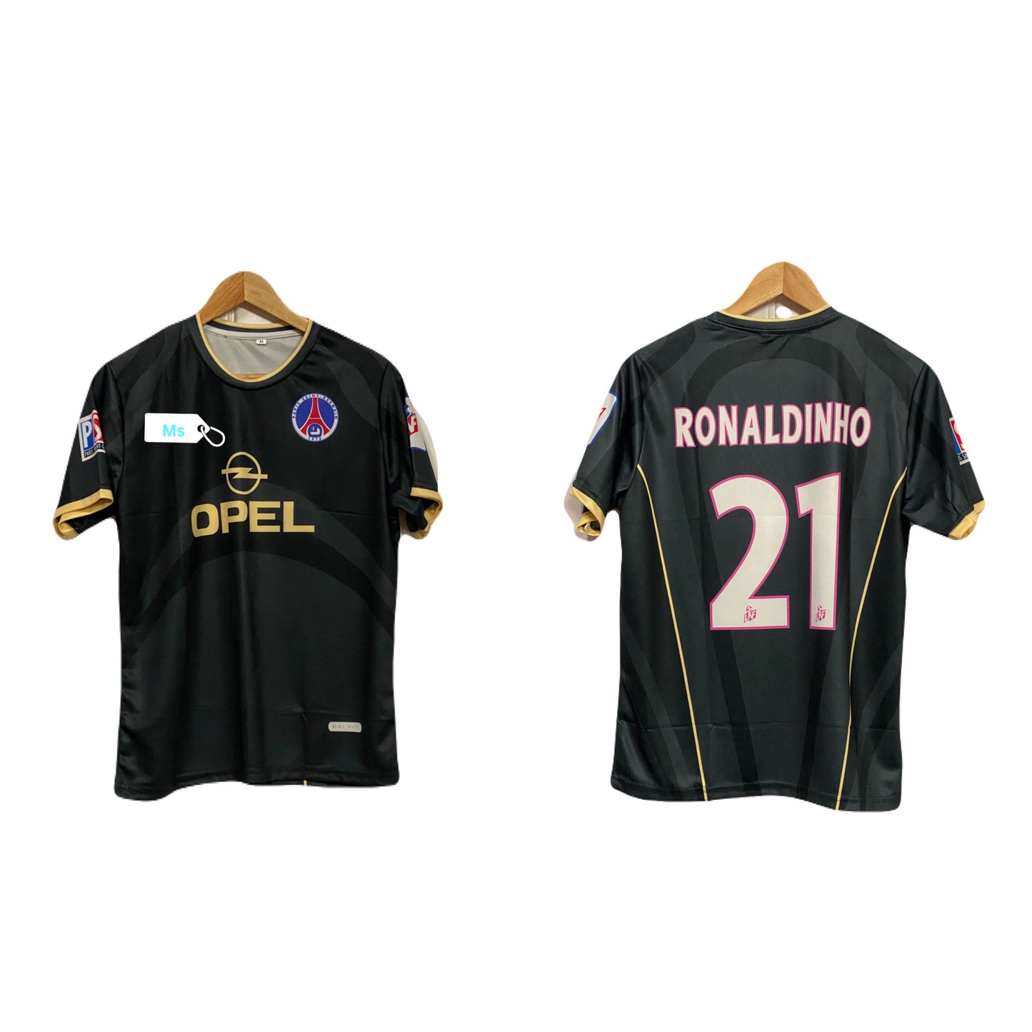 Psg 2001/02 third kit Ronaldinho - ms retro store