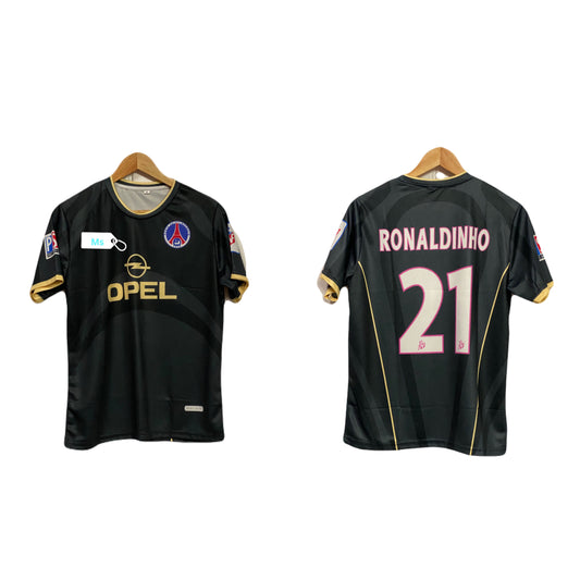 Psg 2001/02 third kit Ronaldinho - ms retro store