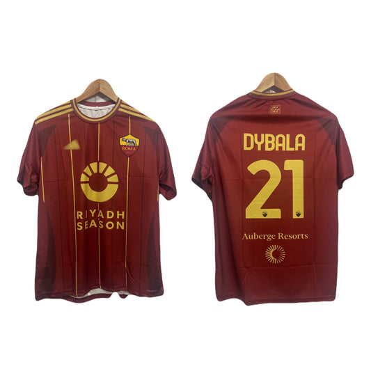 As roma  2024-25 Home kit Dybala Half sleeve - P408 - Ms Retro Store