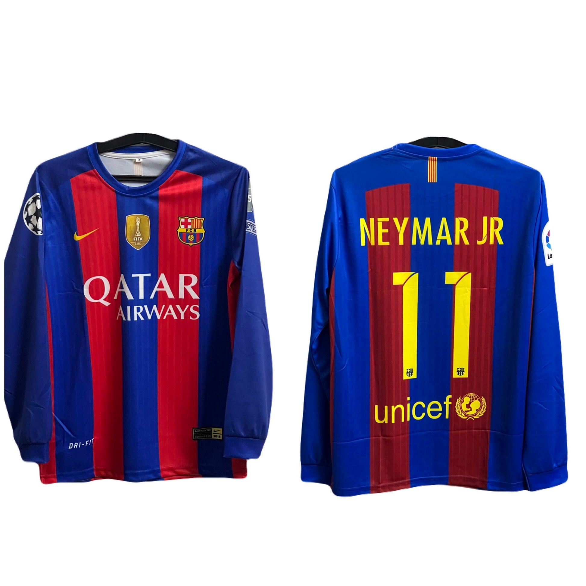 HOT Full Sleeve Jersey Fc Barcelona Neymar Jersey Fc Barcelona