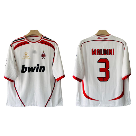 Ac Milan 2006-07 Away Kit Maldini Five Sleeve - Ms Retro Store