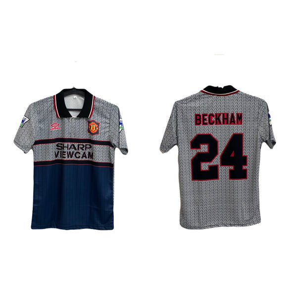 Manchester united 1995/96 away shirt beckham -  P530 - ms retro store