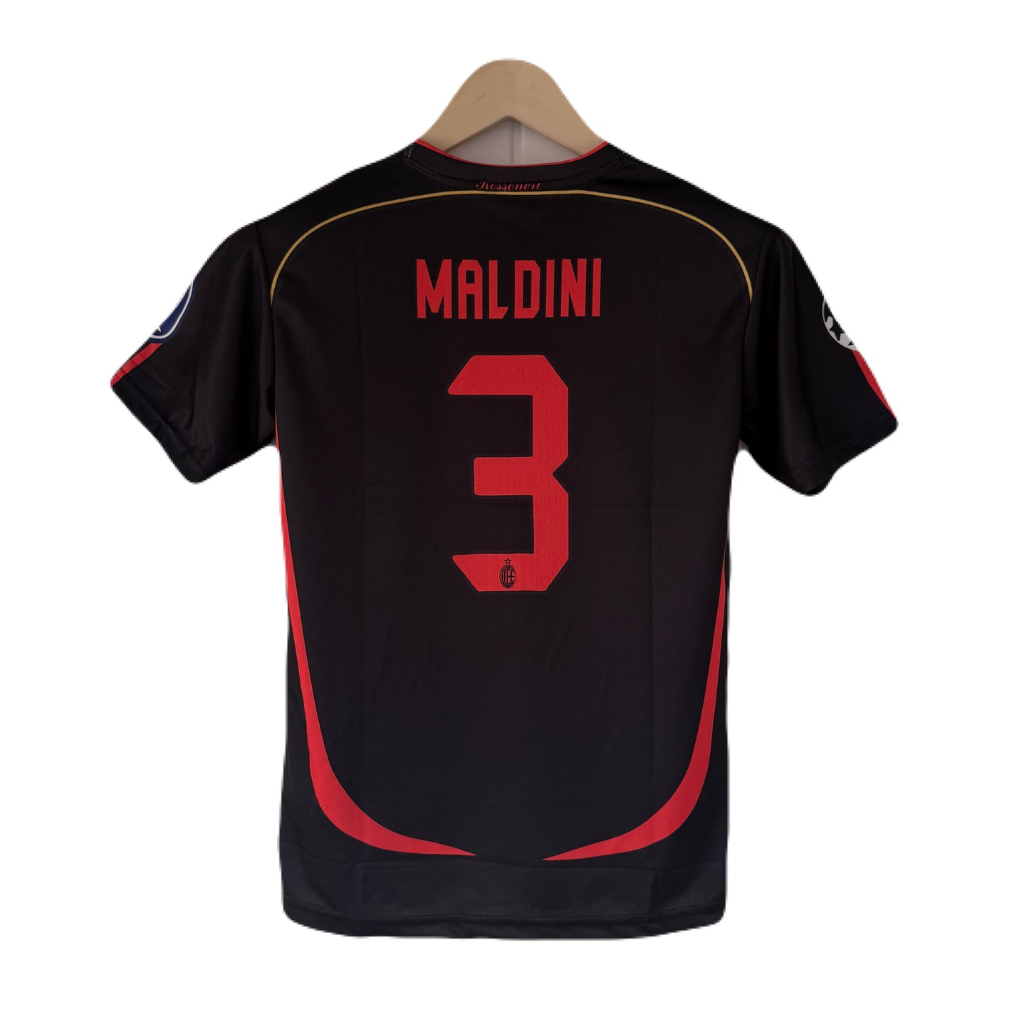 Maldini ac milan 2007 half sleeve Jersey .