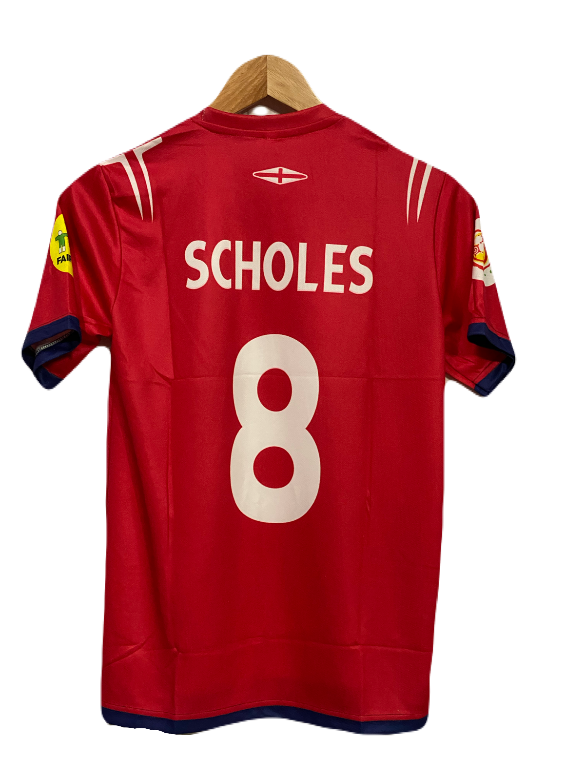 Scholes england 2004 home jersey - ms retro store