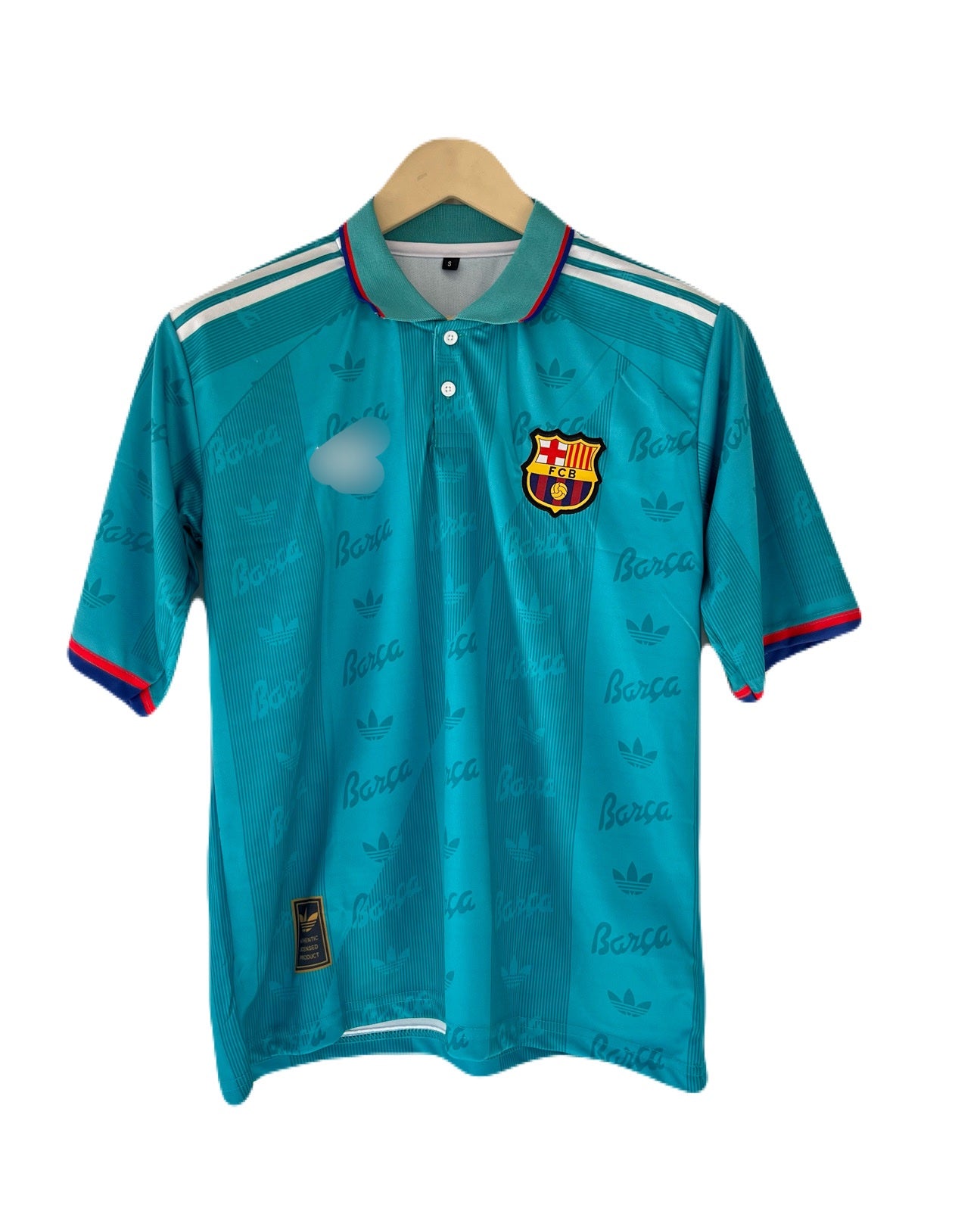 Barcelona 1995-1997 Concept kit Edition ineasta Jersey Five Sleeve Embroidery - Ms Retro Store