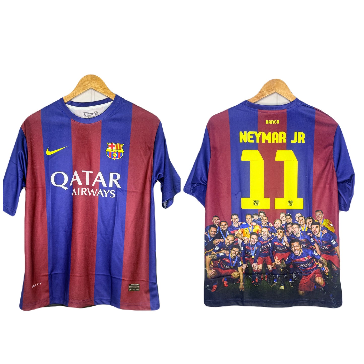 Fc Barcelona Neymar Special Edition Kit Five Sleeve - P995 Ms Retro Store
