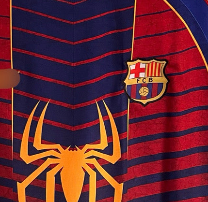 Yamal Barcelona 2026-2027 Spider Edition Kit Half Sleeve Embroidery - P2444