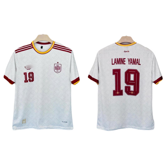 Spain 2026 World Cup Away Yamal Half Sleeve Sublimation Jersey - P1471 Ms Retro Store