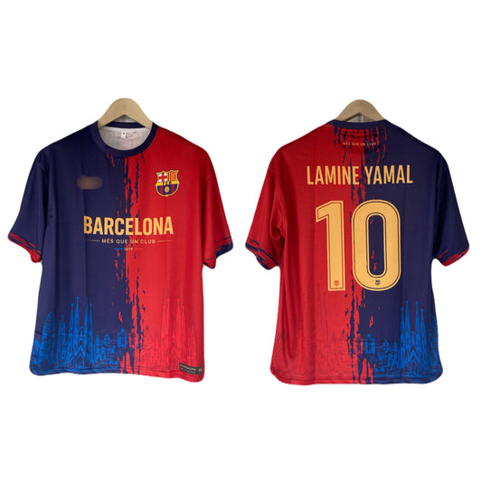 Yamal Barcelona Five Sleeve sublimation Jersey - P2585
