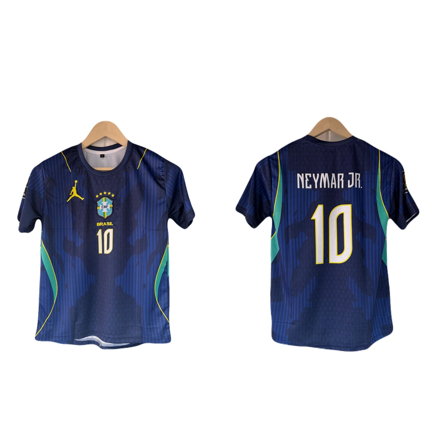 Brazil 2026 away Neymar jr Half sleeve Embroidery jersey  - P1629 ms retro store